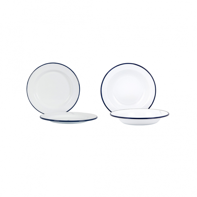 Tallerkenpakke - 8 deler - Kockums White