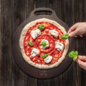 Bake-/pizzastål, karbonstål, ø35 cm