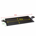 Pakke Stekebord 63x27 og Ildstativ