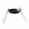 Pakke Stekepanne/Paiform 28 cm og Ildstativ