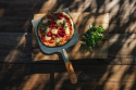 Pizzaspade, rustfritt stål, håndtaksbeskyttelse av Tärnsjölær