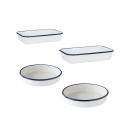 Pakke med ildfaste former - Mix - Kockums White