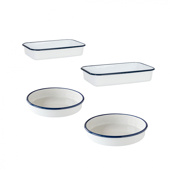 Pakke med ildfaste former - Mix - Kockums White i gruppen Julegavetips hos Kockums Jernverk AB (SET0010)