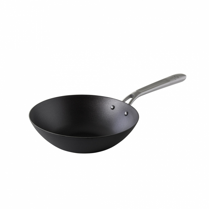 Carbon Steel Stir fry pan 24 cm i gruppen Karbonstålpanner hos Kockums Jernverk AB (WOK24-080)