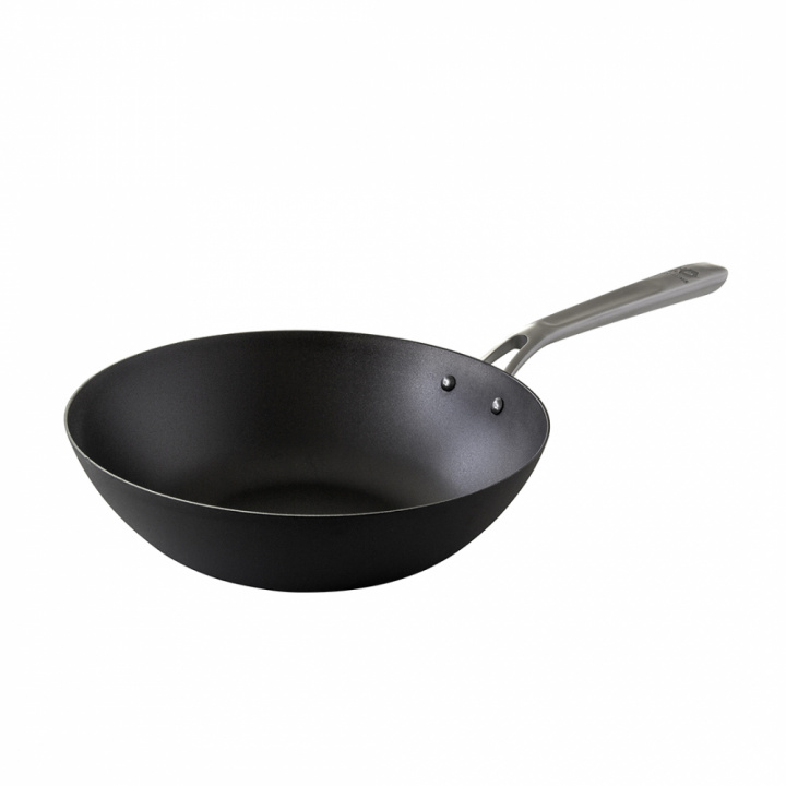 Carbon Steel Stir fry pan 28 cm i gruppen Karbonstålpanner hos Kockums Jernverk AB (WOK28-080)