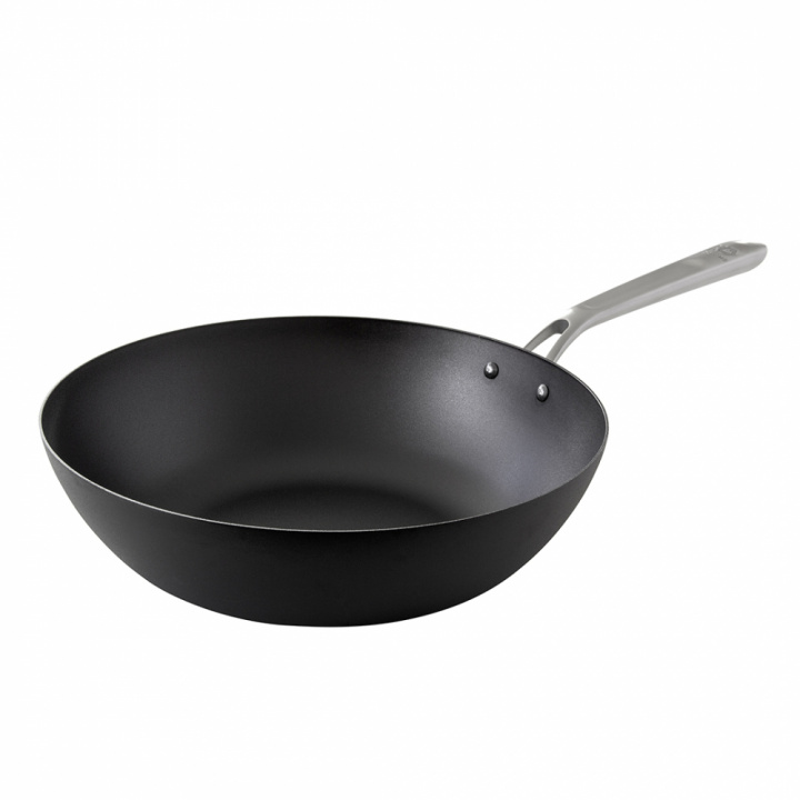 Carbon Steel Stir fry pan 32 cm i gruppen Karbonstålpanner hos Kockums Jernverk AB (WOK32-080)